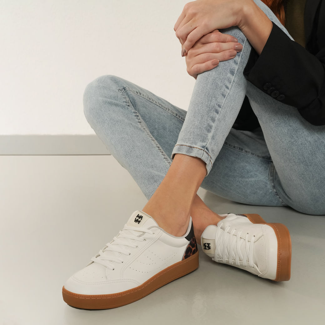 Via Marte Tenis Casual 213001-02 MilkCamelPreto Napa -11-